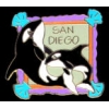 CITY OF SAN DIEGO, CA SEA WORLD KILLER WHALES PIN